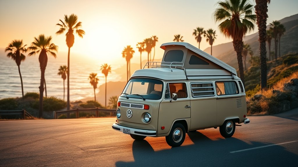 De perfecte volkswagen camper vinden voor je californië roadtrip